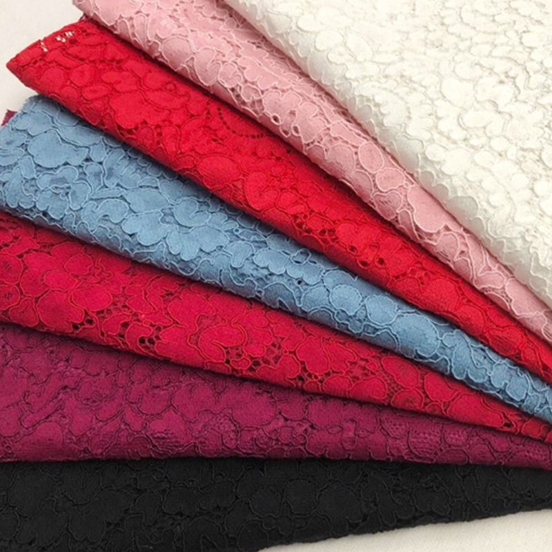 Scallop Edge Wave Lace Fabric for Women's Wear Wholesale Supplier 23